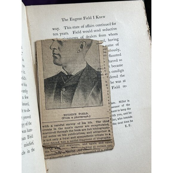 Antique Book The Eugene Field I Knew - Picture 8 of 8